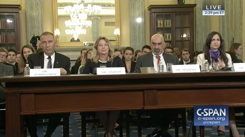 Witnesses who testified before the Senate Subcommittee on Space, Science, and Competitiveness on 1 August