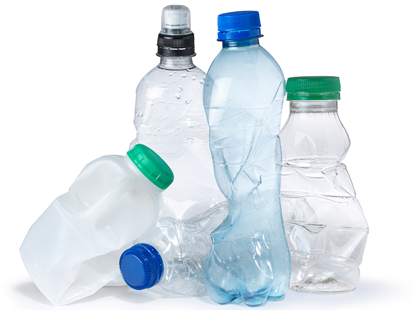 Plastic water bottles