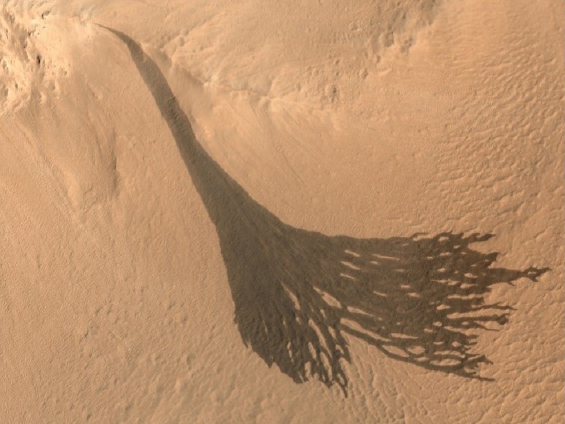 Slope streaks on Mars