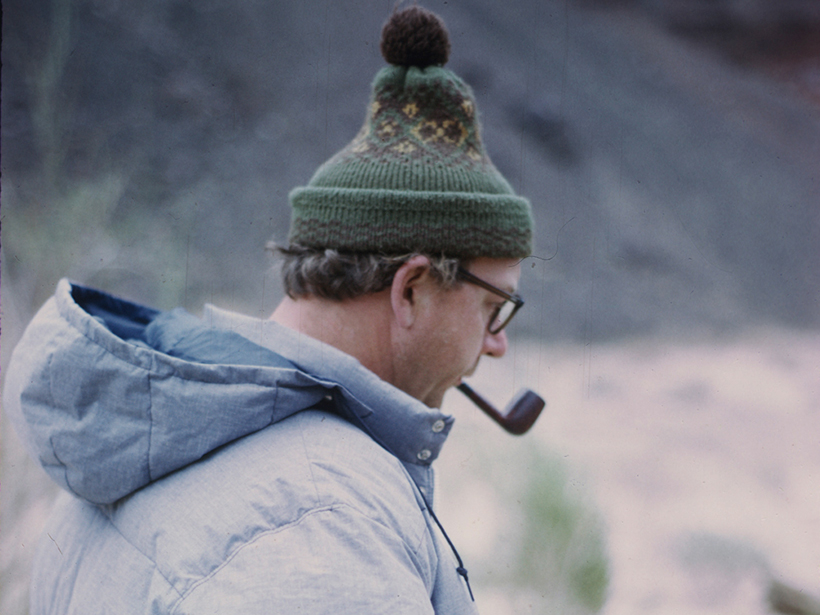 Arvid M. Johnson in the Grand Canyon