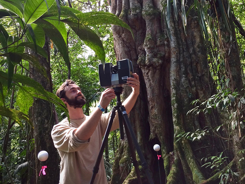 Atticus Stovall NASA postdoc Costa Rica research