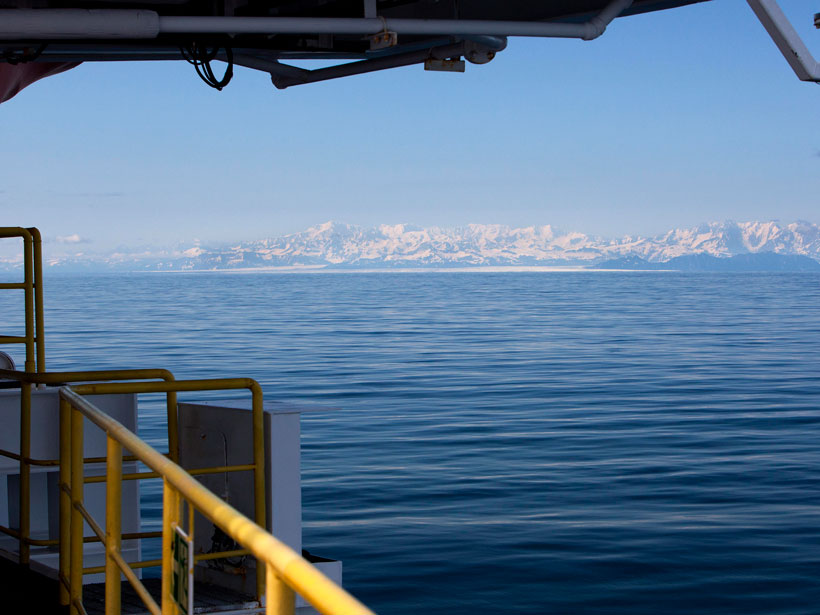 View from ship southeastern Alaska