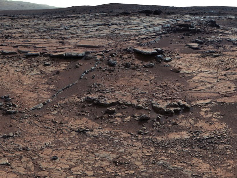 A view of Yellowknife Bay in Mars’s Gale crater