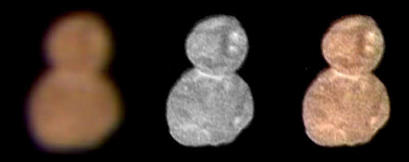 Enhanced-color, high-resolution, and composite images of 2014 MU69 before flyby Enhanced-color, high-resolution, and composite images of 2014 MU69 before flyby