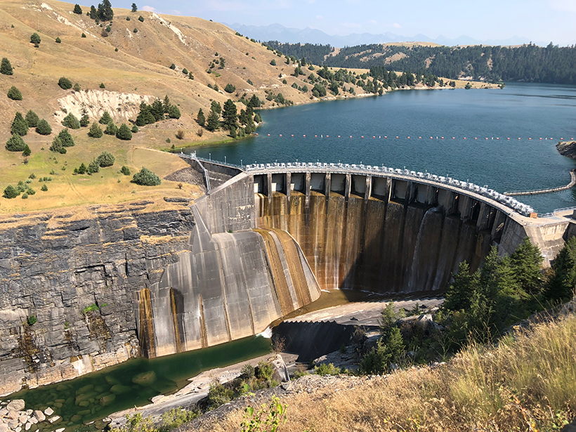 A view of Séliš Ksanka QÍispé Dam