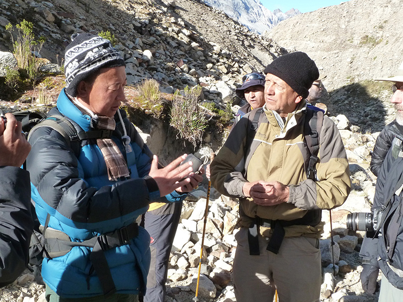 César Portocarrero Rodríguez and Karma Toeb GLOF mitigation Bhutan Nepal