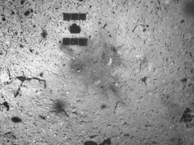 Hayabusa2 Ryugu JAXA asteroid touchdown