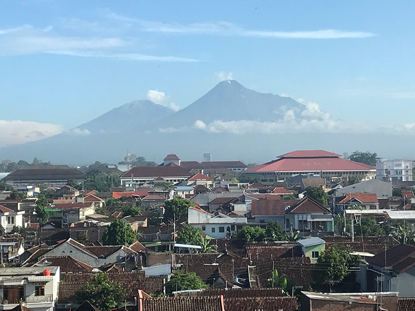 Java's Mount Merapi and Mount Merbabu volcanoes