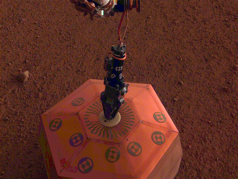 InSight’s seismometer deployed on Mars