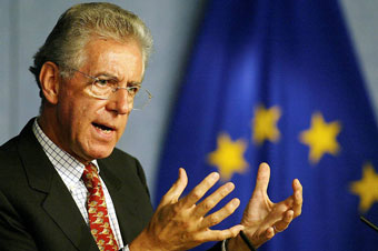 Former European commissioner Mario Monti