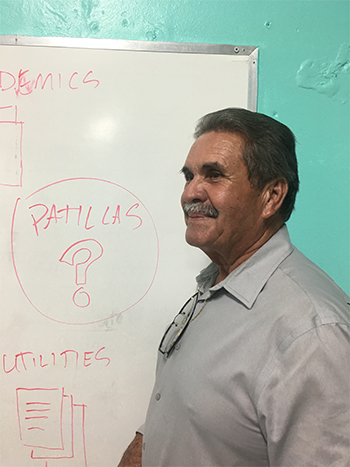 Porfirio Fraticelli is a water system operator for a small, rural community in Puerto Rico. Porfirio Fraticelli is a water system operator for a small, rural community in Puerto Rico.