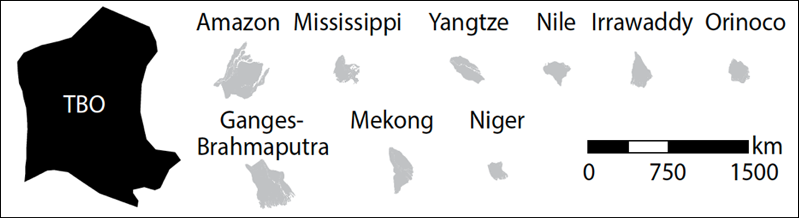 The Triassic Boreal Ocean river delta compared to modern deltas