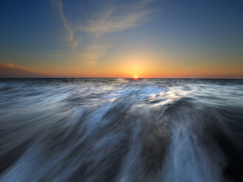The western Pacific Ocean
