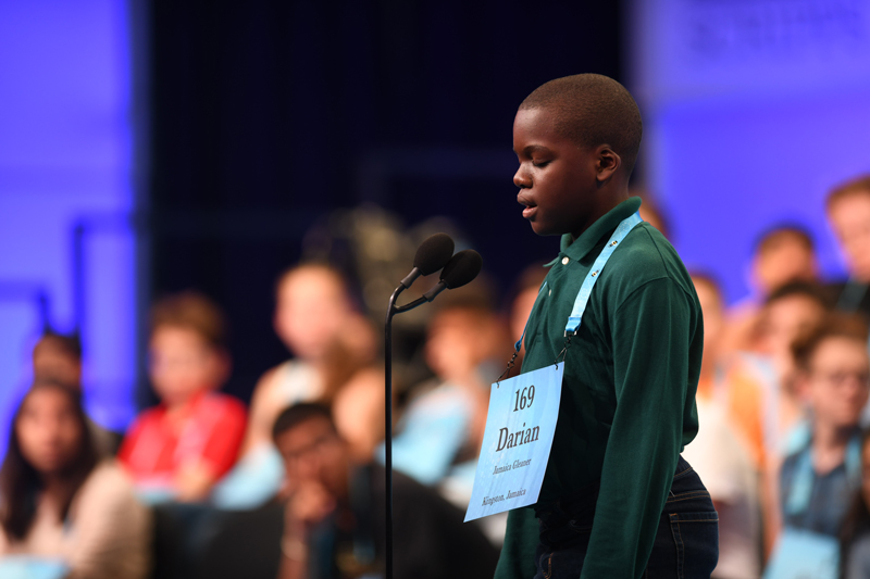 Darian Douglas in the 92nd Scripps National Spelling Bee Darian Douglas in the 92nd Scripps National Spelling Bee