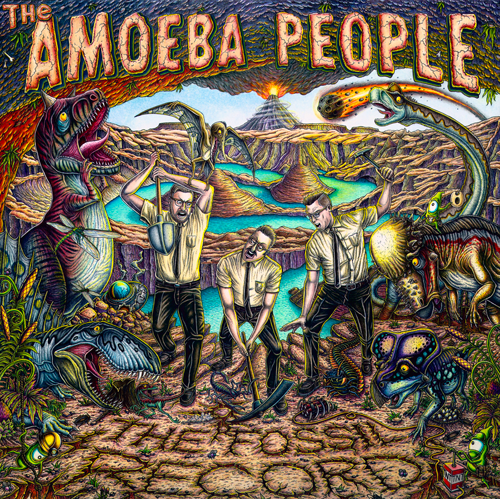 Illustration of The Amoeba People’s album The Fossil Record Illustration of The Amoeba People’s album The Fossil Record
