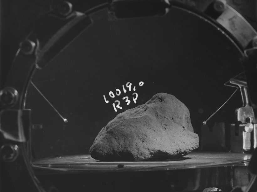Apollo 11 sample 10019, a brecciated rock
