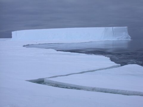 Sea ice and icebergs in the Weddell Sea Sea ice and icebergs in the Weddell Sea