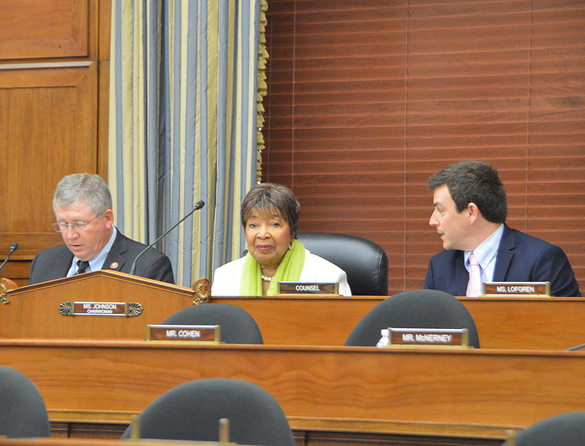 House committee meeting chaired by Rep. Eddie Bernice Johnson