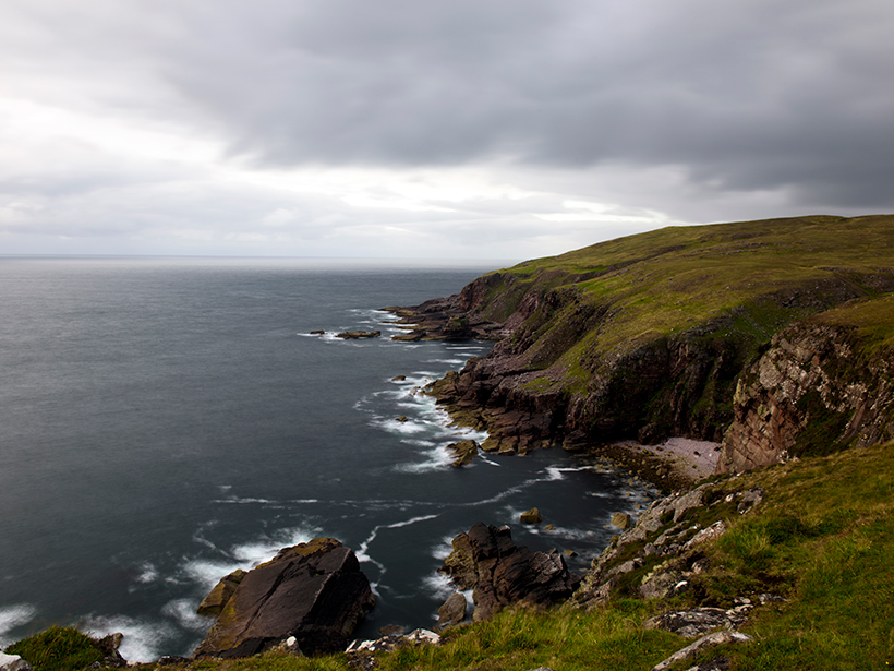 Photo of a gorgeous rocky coastline