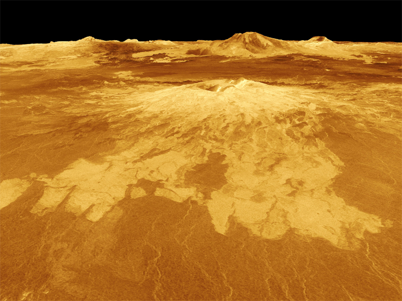 volcano Sapas Mons on Venus