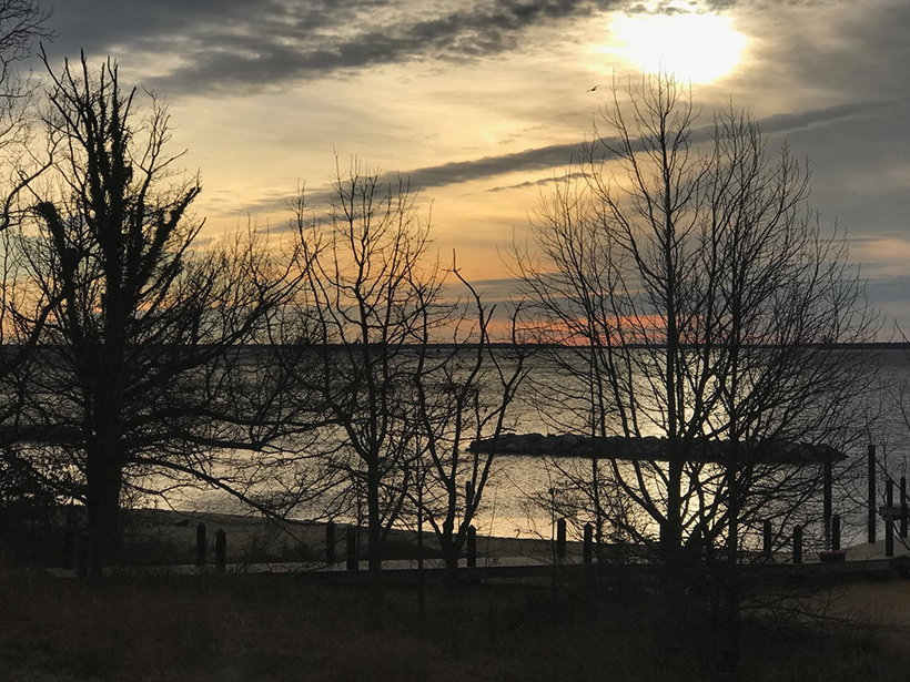 View of Chesapeake Bay from the Philip Merrill Environmental Center in Annapolis, Md.