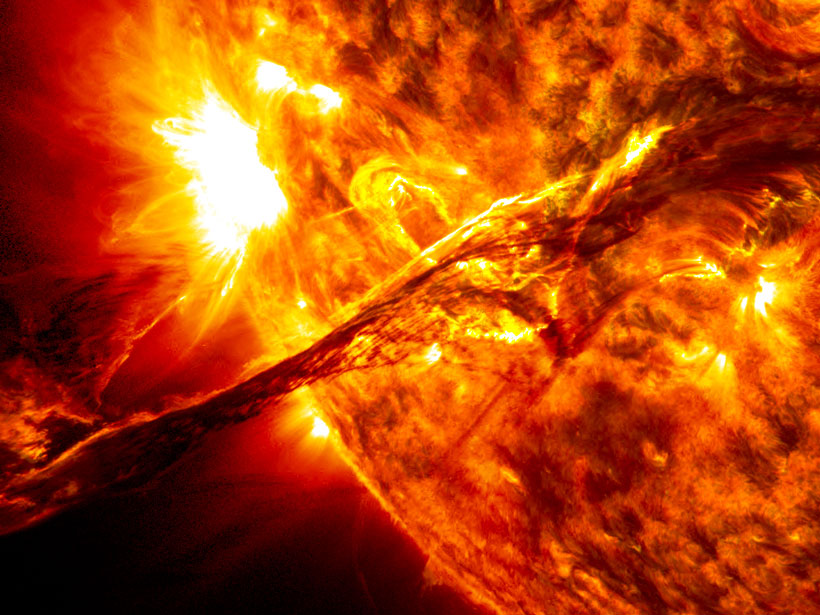 Image of a solar prominence