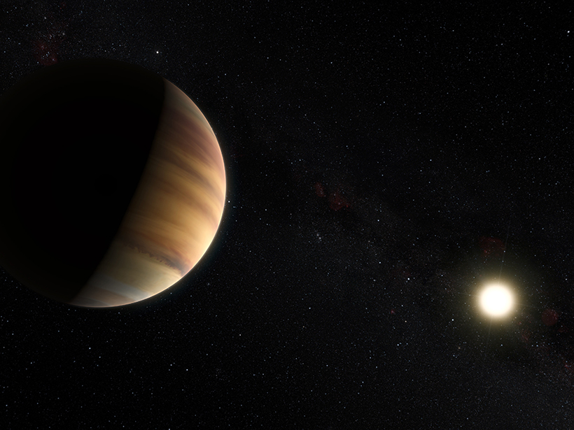 Illustration of the exoplanet 51 Pegasi b