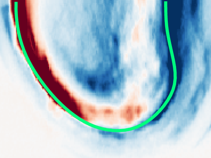 A difference image revealing the main features of Jupiter’s aurora