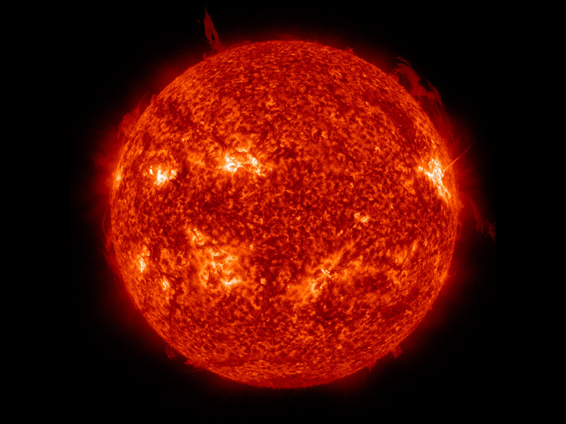 Image of the Sun in extreme ultraviolet light taken by NASA’s Solar Dynamics Observatory