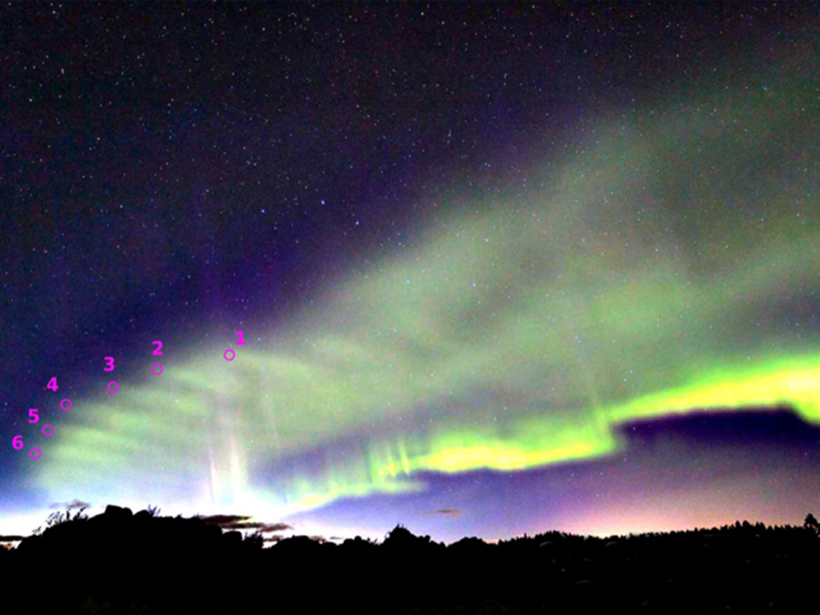 Dune-shaped optical features captured by digital photography in Latilla, Finland