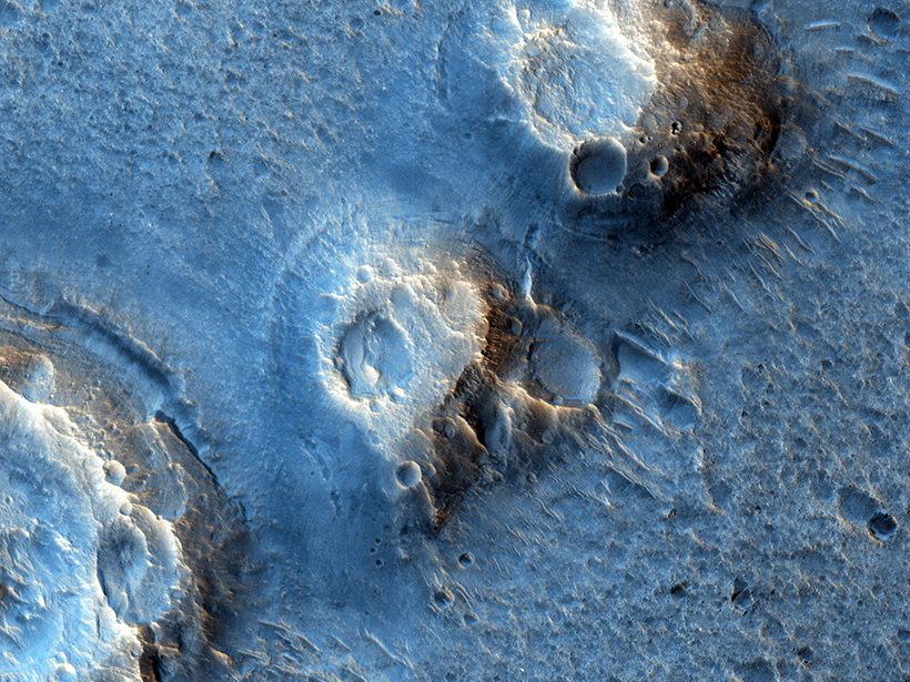 Orbiter view of Acidalia Planitia