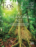 Cover of June 2020 issue of Eos