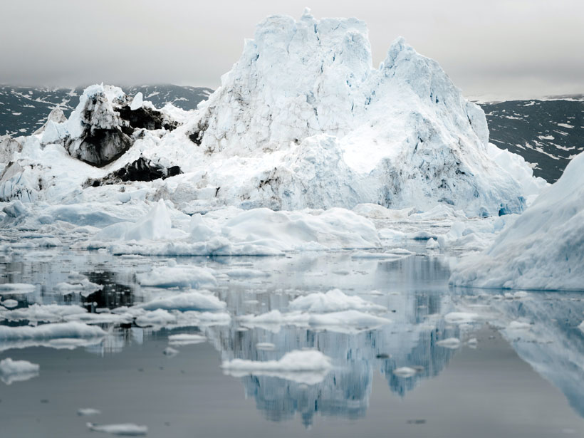 Ice on the west coast of Greenland