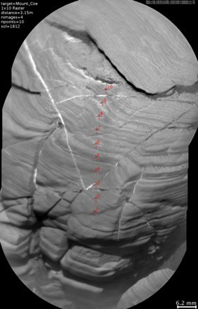 A lacustrine rock from Vera Rubin ridge A lacustrine rock from Vera Rubin ridge