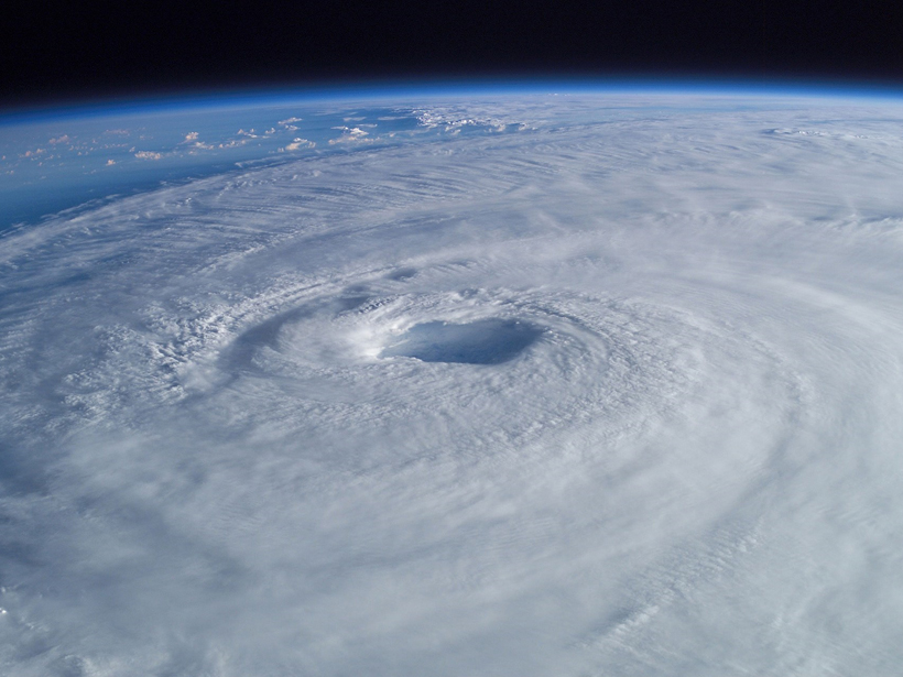 Photo of Hurricane Isabel taken from the International Space Station, 2003