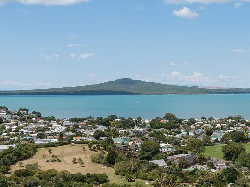 Rangitoto Island near Auckland, New Zealand