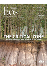 cover of October 2020 issue of Eos