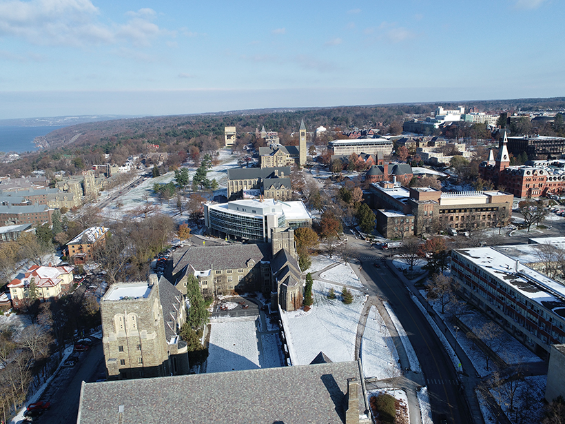 The buildings on Cornell University’s central campus all require heat during the cold winters in Ithaca, N.Y.