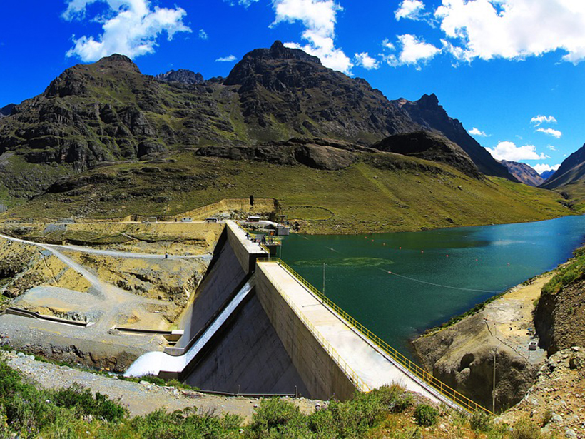 The Huanza hydroelectric dam near Lima, Peru