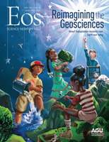 Cover of the November-December 2020 issue of Eos