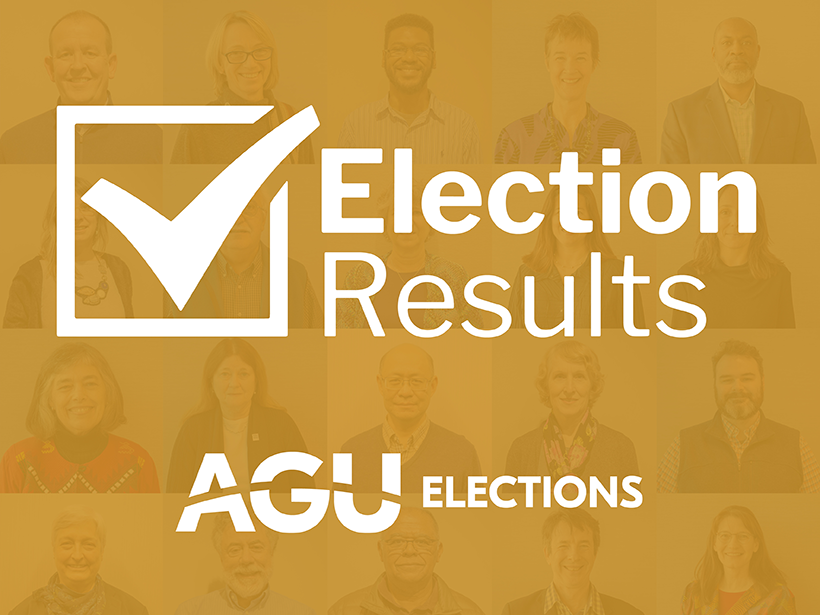 AGU election results graphic