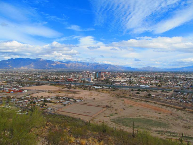 Tucson, Arizona, with the Santa Catalina Mountains in the background