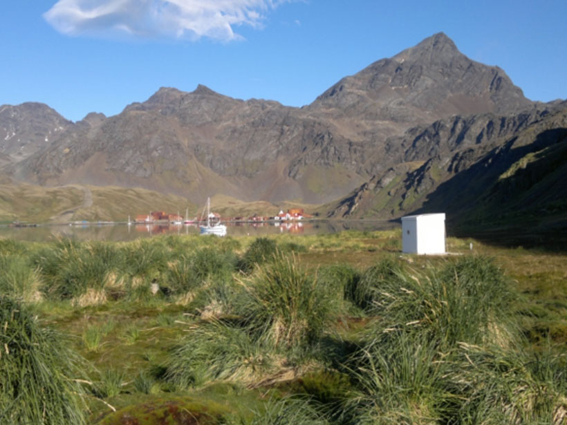 King Edward Point magnetic observatory near Mount Duse on the island of South Georgia