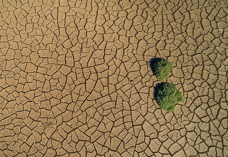 Parched land in Death Valley, California. Parched land in Death Valley, California.