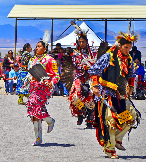Southern Paiute dancers at the Snow Mountain Pow Wow in 2012 Southern Paiute dancers at the Snow Mountain Pow Wow in 2012