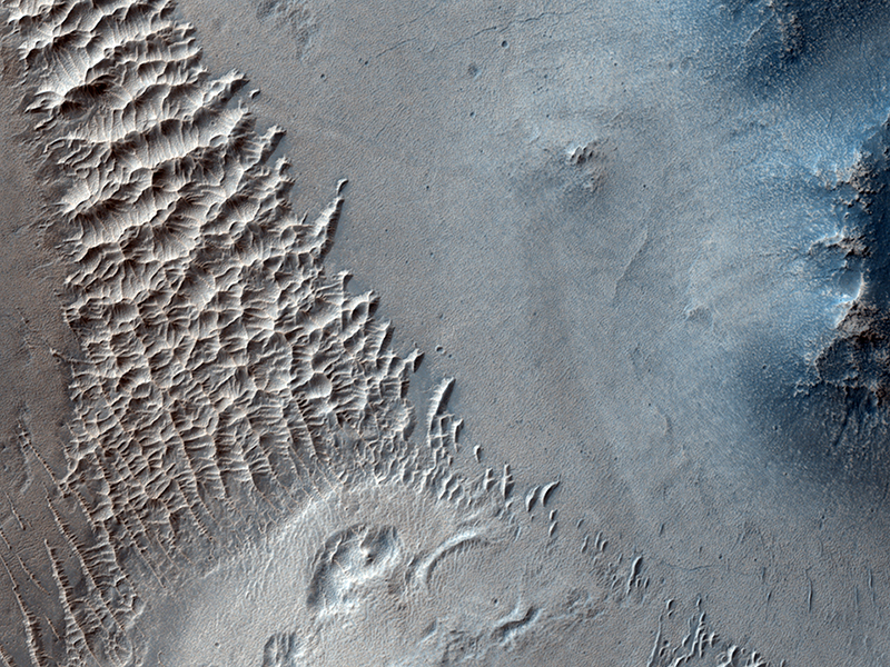 Star-shaped sand dunes on Mars