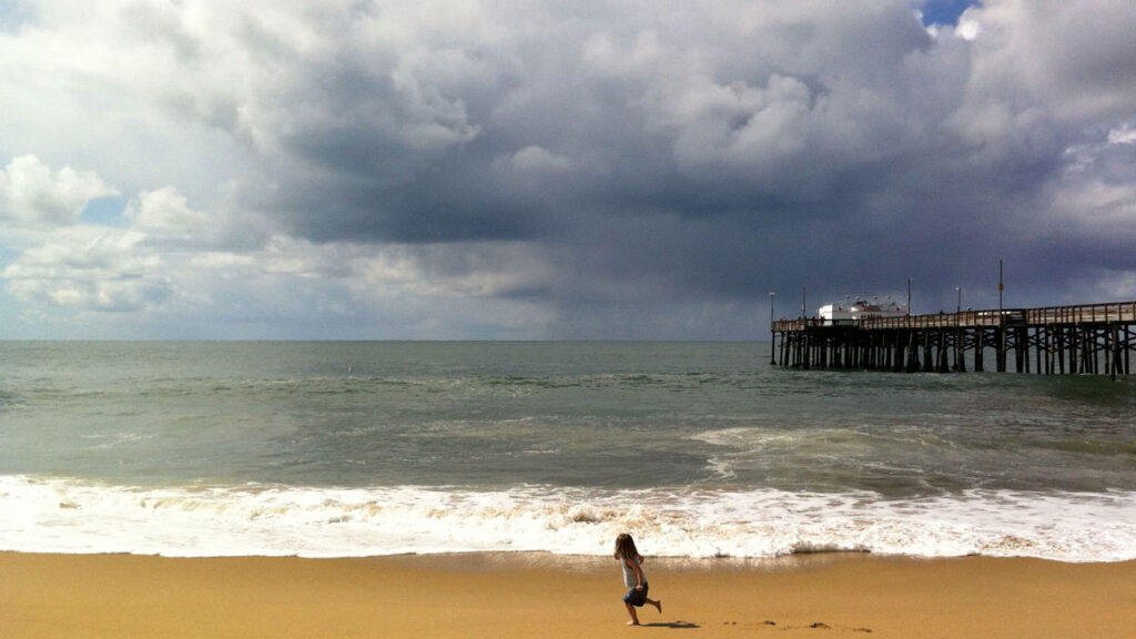 A view of Balboa Pier in California.
