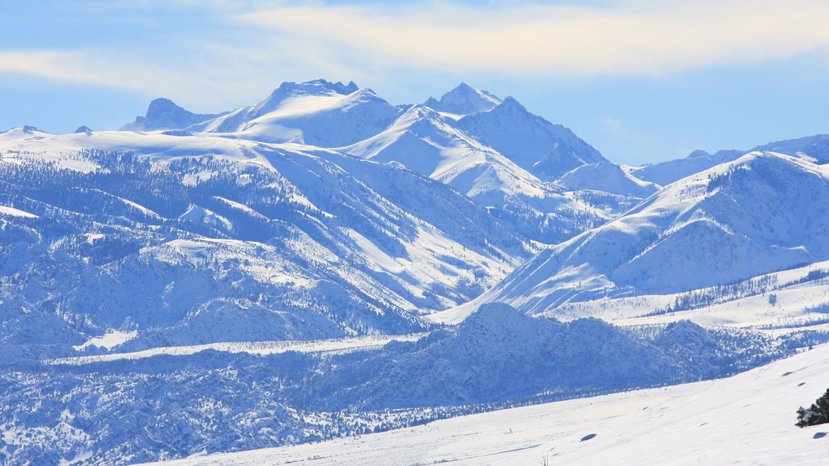 Snow on Cloudripper in California