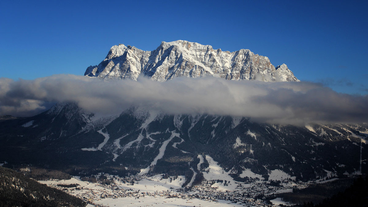 An image of Germany’s highest peak, Zugspitze.