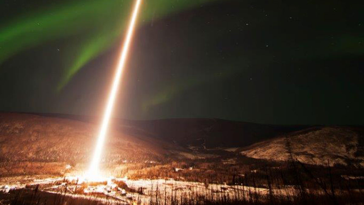 An Isinglass sounding rocket launch from Poker Flat, Alaska